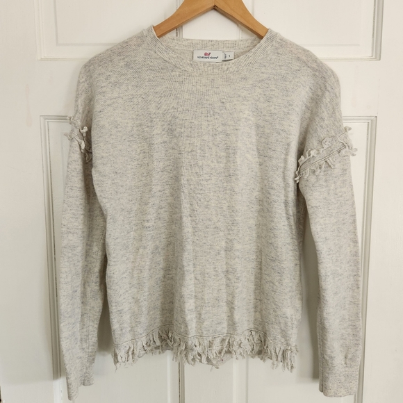 Vineyard Vines Sweaters - Vineyard Vines Fringe Drop Shoulder Sweater